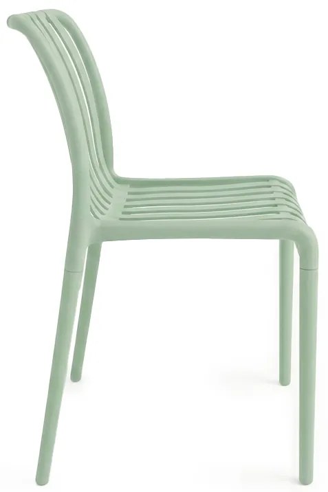 Műanyag szék TREGO, zöld