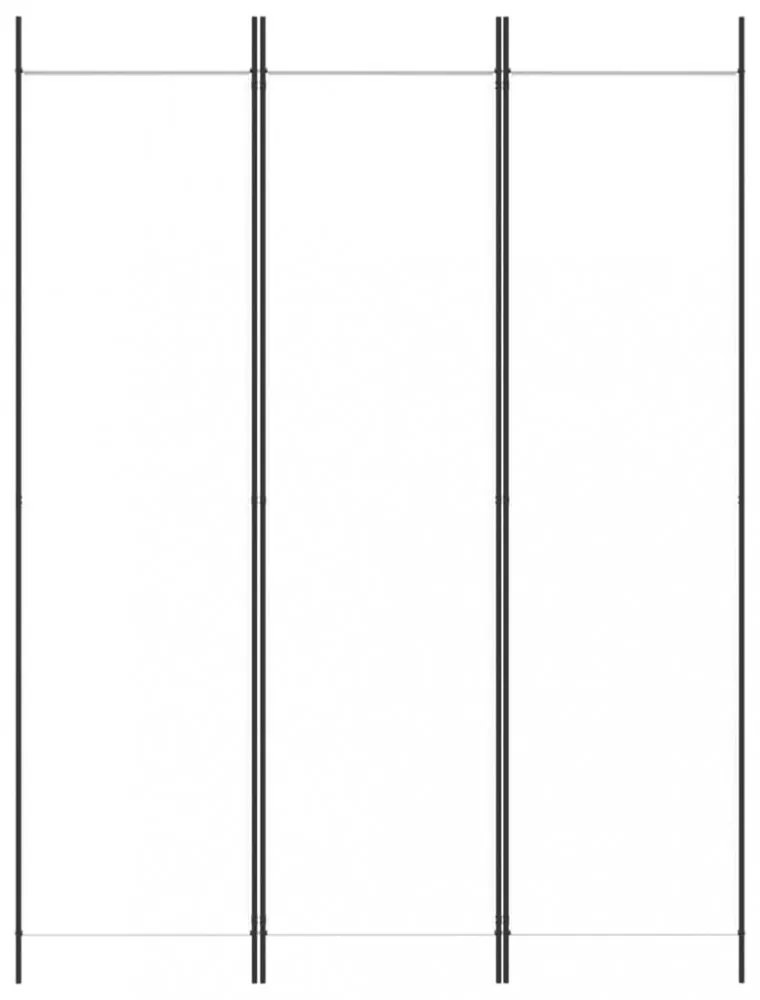fehér 3 paneles szövetparaván 300x180 cm