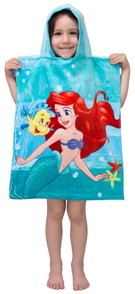 Türkiz frottír gyerek fürdőköpeny Ariel Friends – Jerry Fabrics