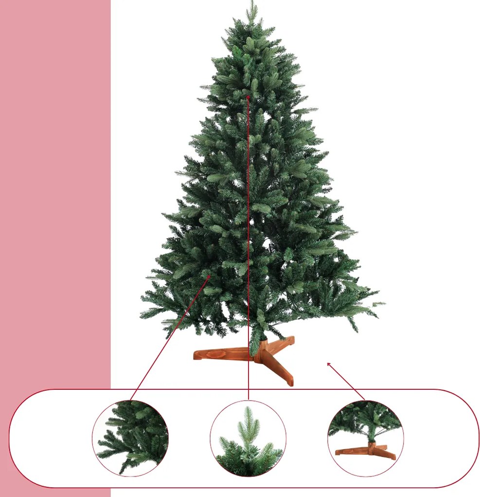 FROST műkarácsonyfa, 180cm, zöld Jurhan