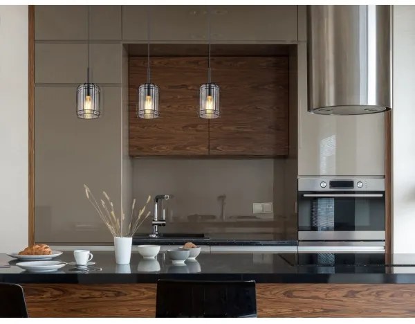 Globo 15559-3H - Csillár zsinóron KAMMI 3xE27/60W/230V