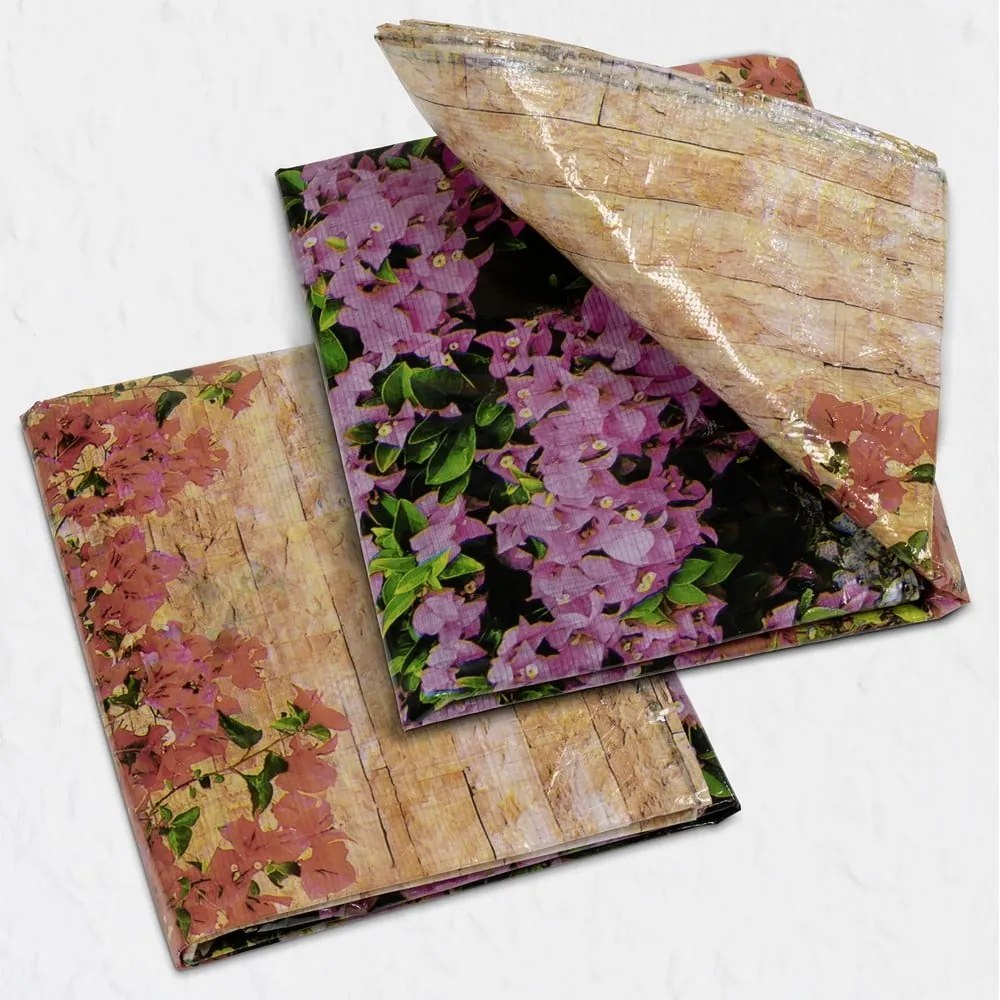 Műanyag erkély belátásgátló 500x85 cm Flowers – Maximex