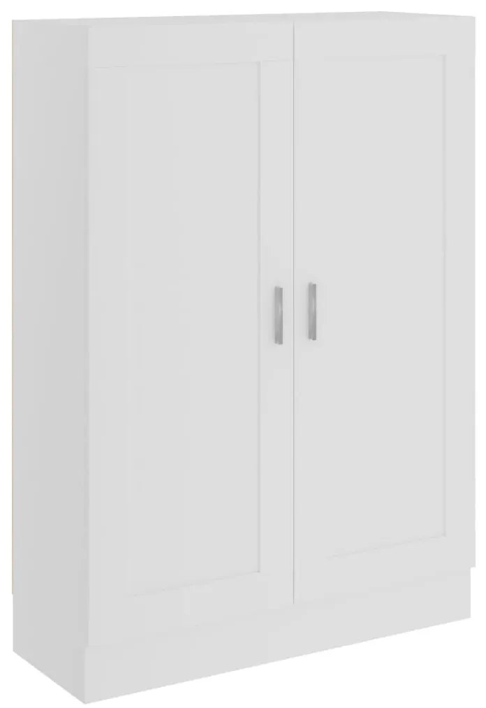 fehér szerelt fa könyvszekrény 82,5 x 30,5 x 115 cm
