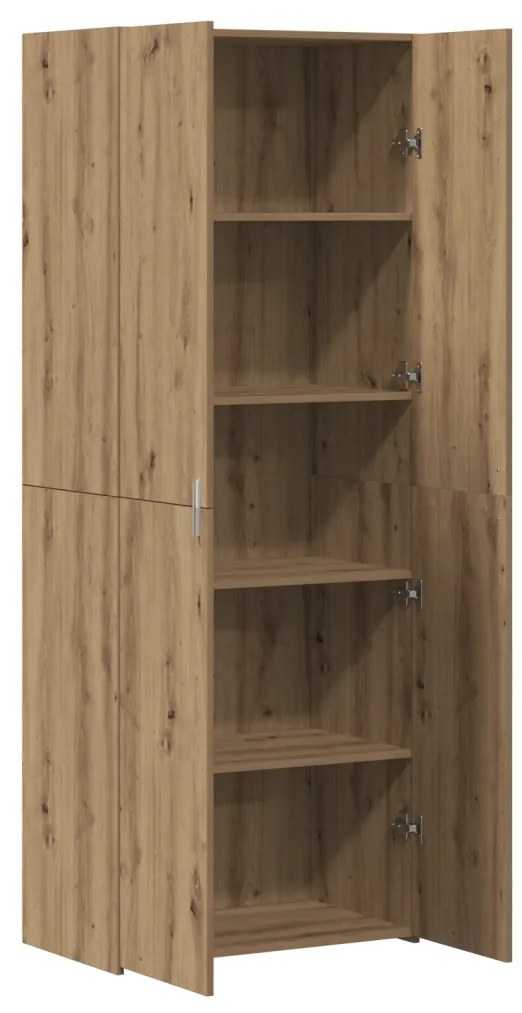 Artisan Oak Magas Tároló 70x42.5x185 cm Mérnöki fa