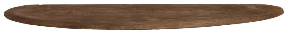 Sötét natúr színű mangófa fali polc 70 cm Ginosu – Light & Living