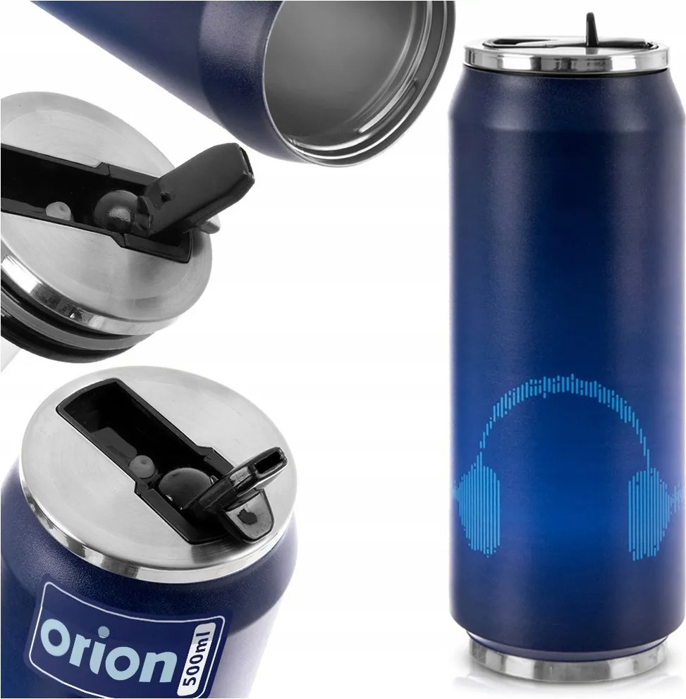 Thermo bögre doboz termosz kulacs meleg hideg italokhoz Zene 0,5L