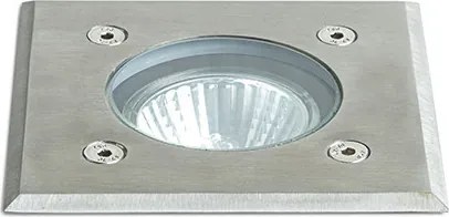 RENDL ORBU SQ 10 süllyesztett lámpa rozsdamentes acél 230V LED GU10 15W IP67