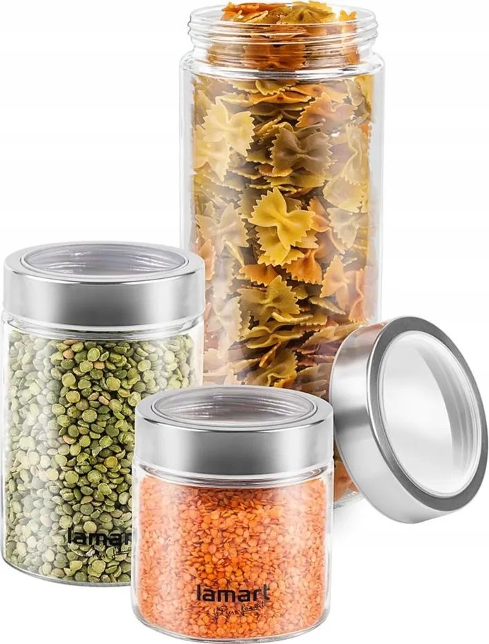 Lamart LT6010 üvegedény szett 3 db-os