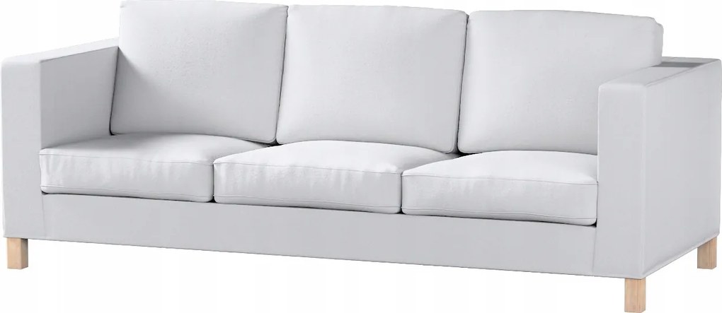 Karlanda 3 személyes kinyitható kanapé huzat Ikea fehér bukla