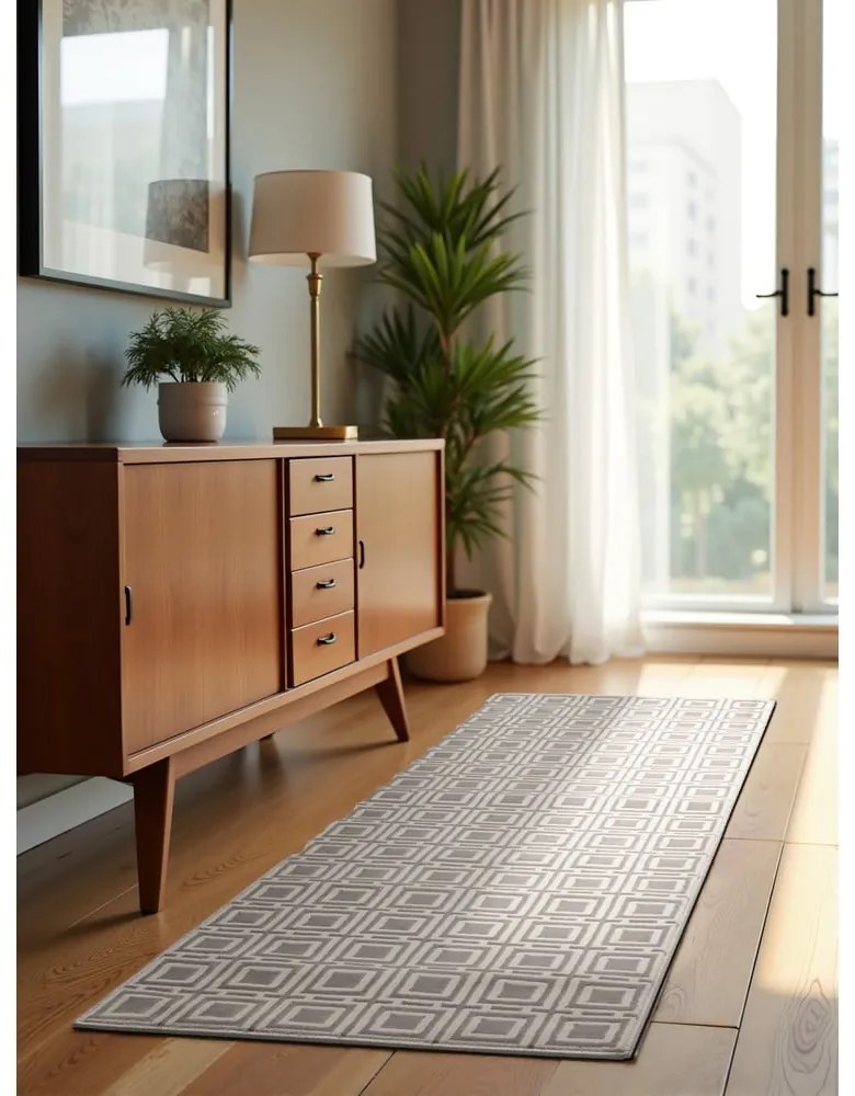 Krémszínű futószőnyeg 80x240 cm Perles Howlite – Elle Decoration