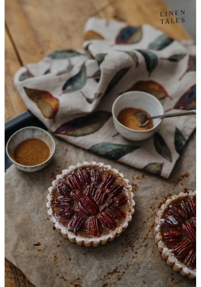 Len konyharuha 65x65 cm Golden Fall – Linen Tales