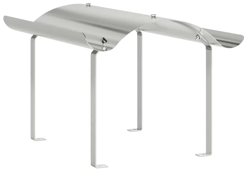 Kémény Fedél Ezüst 59.5 x 50 x 36.5 cm Rozsdamentes acél