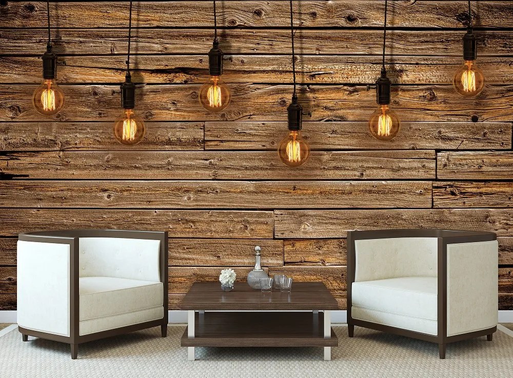 Lámpák poszter, fotótapéta, Vlies (254 x 184 cm)