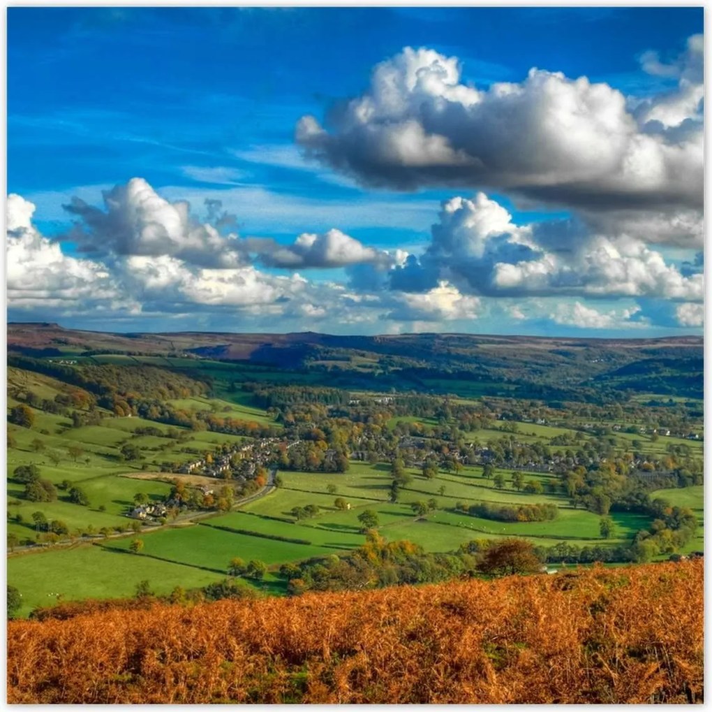 Poszterek 100x100 Tájkép az éggel