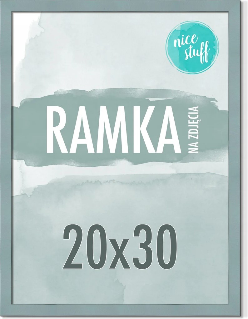 Képkeret 20x30 A4 Képkeret 30x20 Szürke-kék
