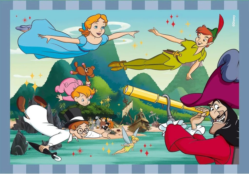 Disney Classics Tale 4 az 1-ben puzzle Clementoni