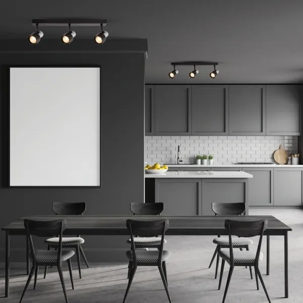 Spotlámpa CINO 3xGU10/8W/230V fekete