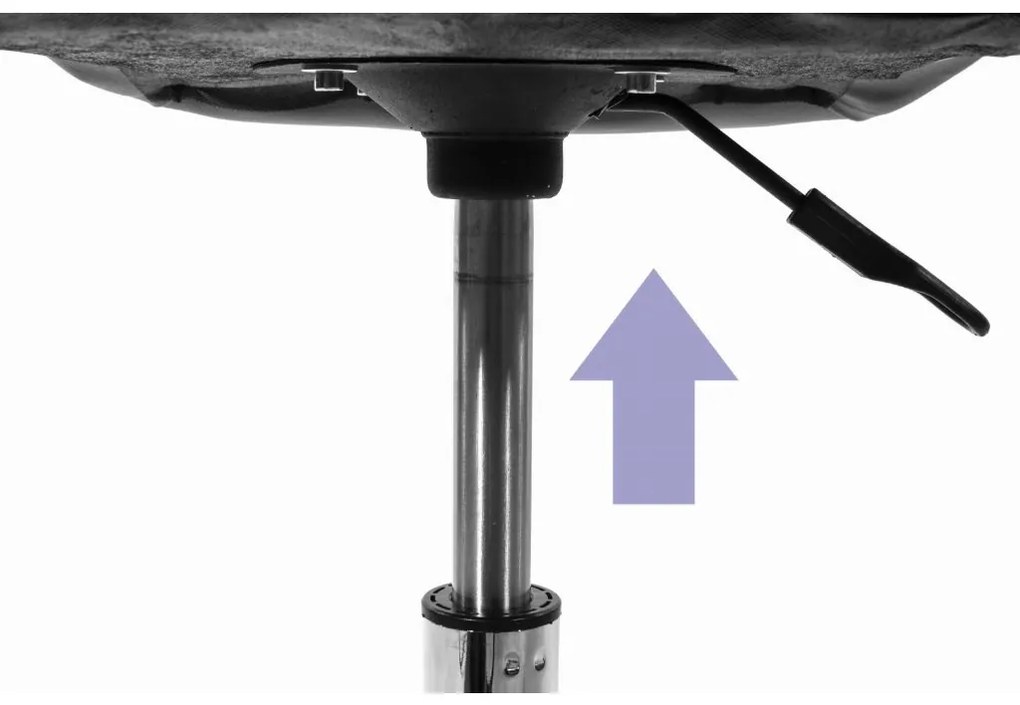 AVOLA VELVET irodai szék, szürke-fehér