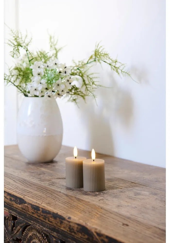 Szürke fénydekoráció készlet 2 db-os Smilla – Sirius