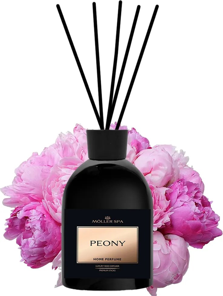 Aroma diffúzor Bazsarózsa 250ml pálcikák Luxus és tartós illat otthonra