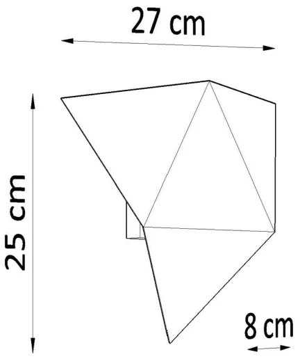 Fali lámpa SOLIDO 2xG9/40W/230V fekete