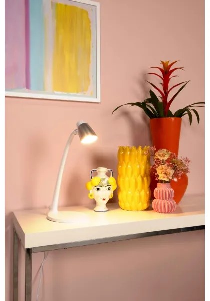 Lucide 18660/05/31 - LED Asztali lámpa LUDO LED/4,5W/230V fehér