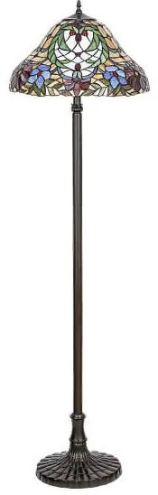 Rábalux Mirella 8088 Tiffany állólámpa, 2x60W