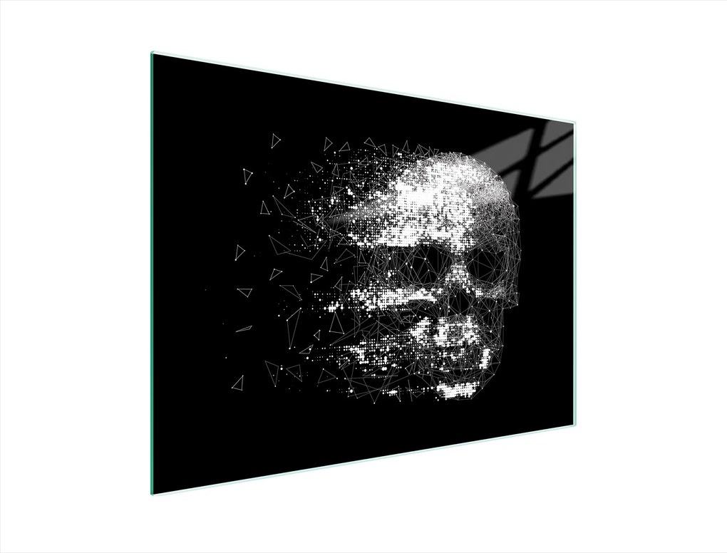 Üveg Vágódeszka 40x30 Koponya Edzett Üveg