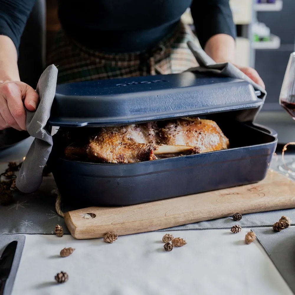 Öntöttvas sütőedény 22x42,5 cm LITINA SMALT – Orion