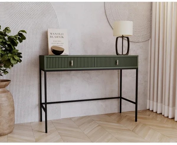 SUE konzolasztal zöld/fekete