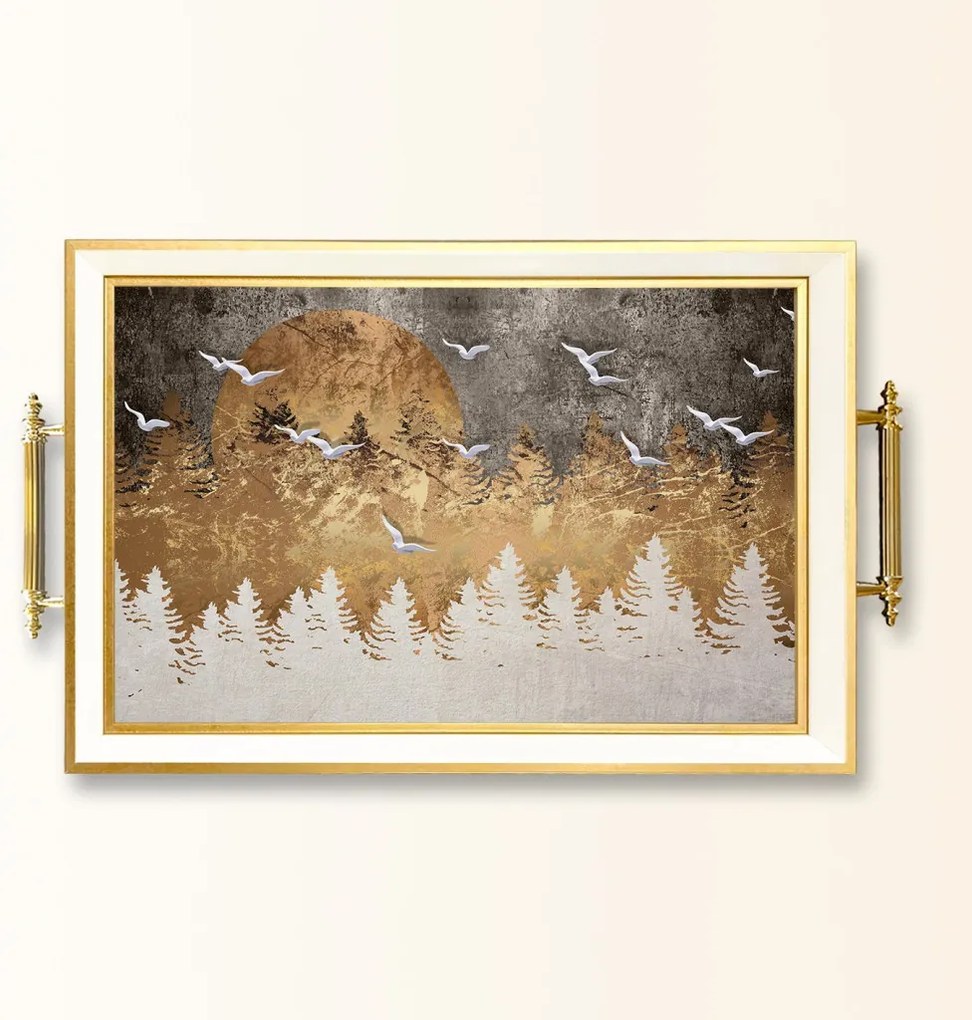 Üveg tálca, 38×24 cm – TPB9885