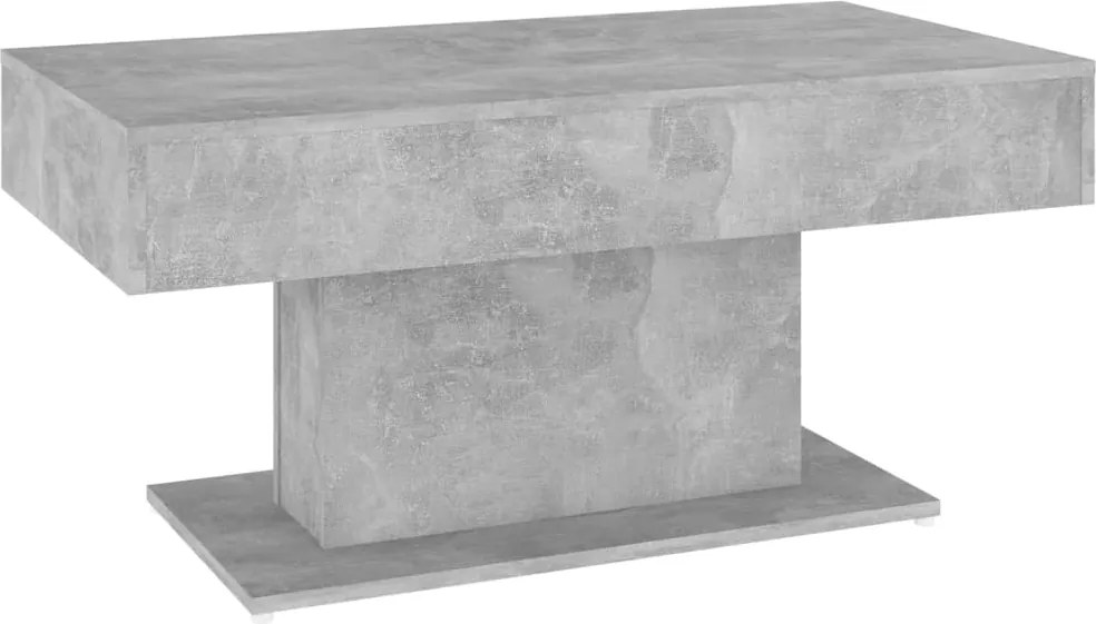 vidaXL betonszürke szerelt fa dohányzóasztal 96 x 50 x 45 cm