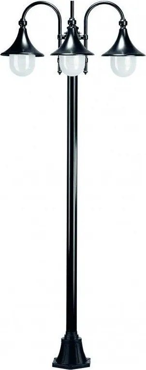 NOVOLUX 332F-G05X1A-02 TROM Kandeláber Fekete E27 IP43