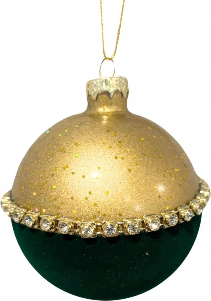 Díszített üveggömb 8cm B20A0618