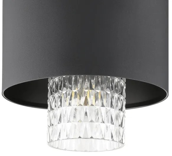 Eglo 39978 - Csillár zsinóron SAPUARA 3xE27/40W/230V fekete