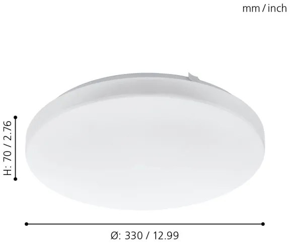 Eglo 97872 - LED Mennyezeti lámpa FRANIA LED/14,6W/230V