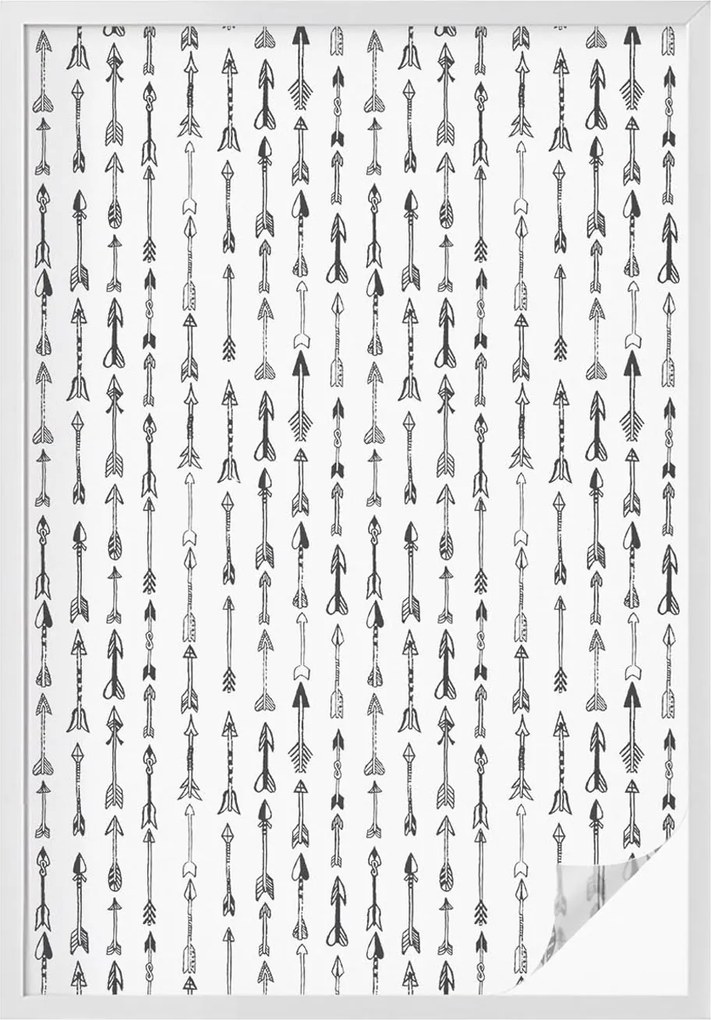 Szélvédőfólia Adatvédelem Geometrikus nyilak 100x146 cm