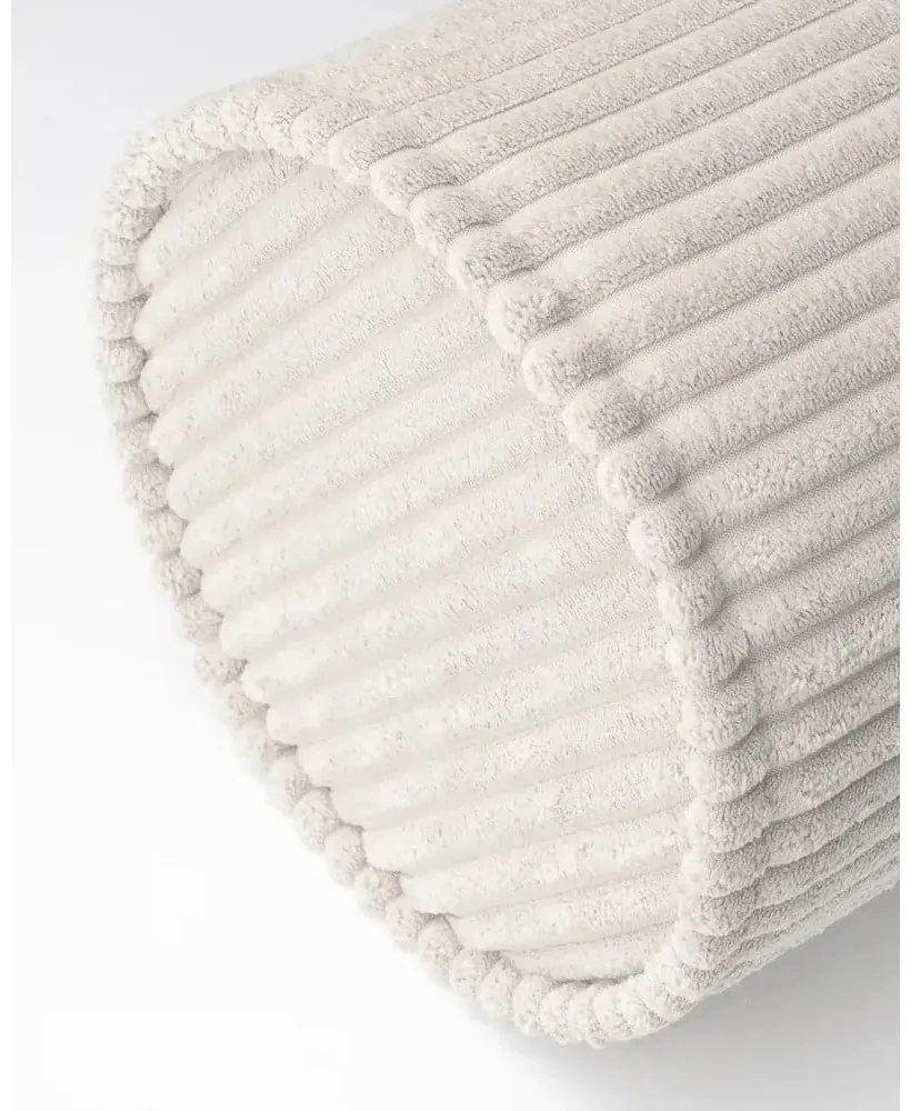 Krémszínű kordbársony párna gyerek kanapéhoz Roll – Wigiwama