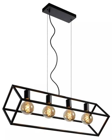 Lucide 00425/04/30 - Csillár zsinóron FABIAN 4xE27/40W/230V