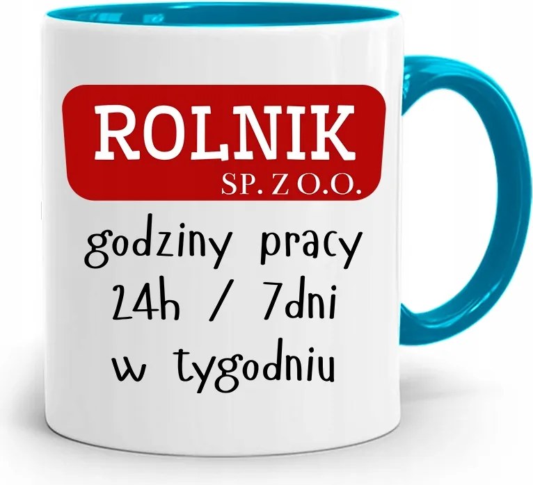 Gazdálkodóknak Kék Gazdálkodó Bögre Kft. fényképes nyomtatással