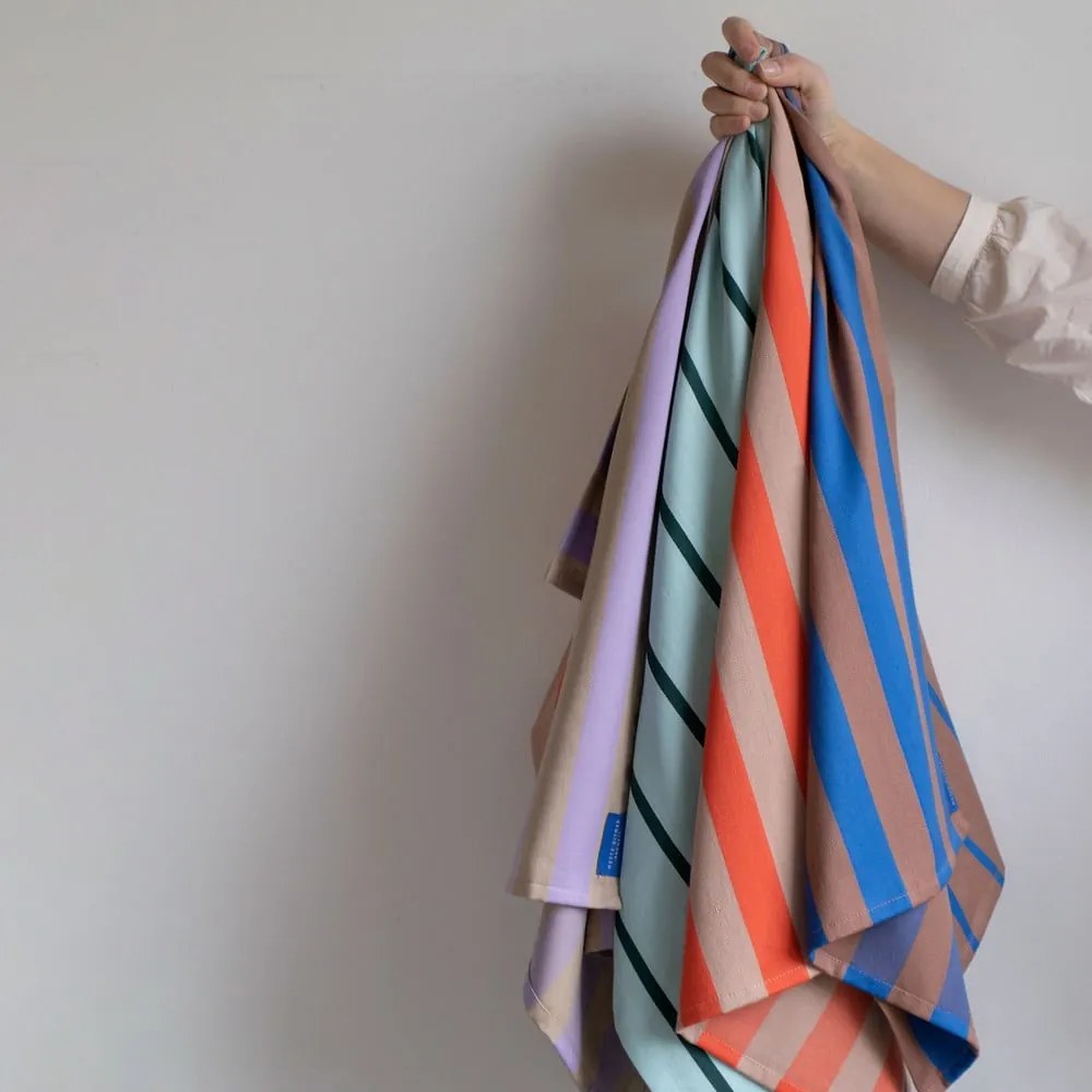 Pamut konyharuha szett 2 db-os 50x70 cm Stripes – Mette Ditmer Denmark