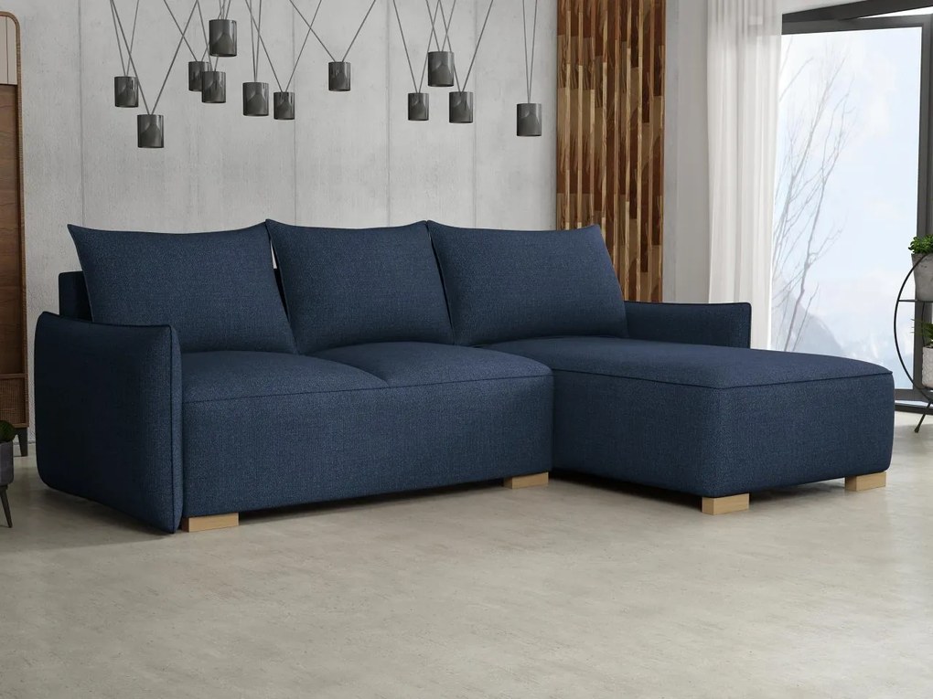 Sarokkanapé Gryfit L (kék)  (tárolóhellyel). 1105099