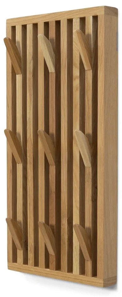 Natúr színű tölgyfa fali fogas Parco – Spinder Design