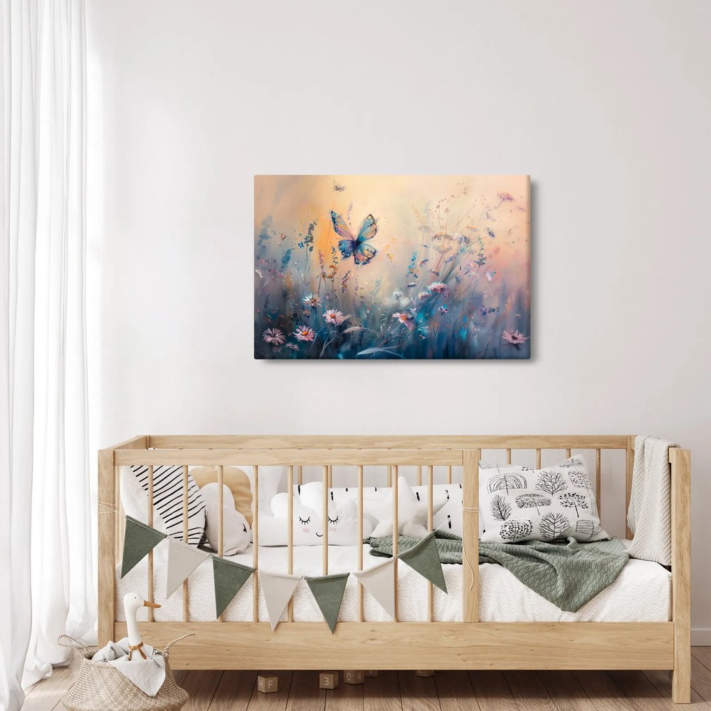 Kép - Rét pillangóval II (90x60 cm)