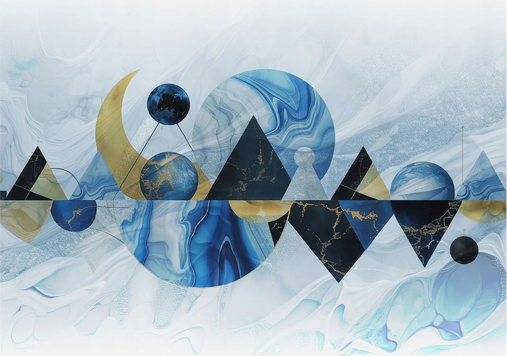 Tapéta Flizelin Falfestmény Prémium Kozmikus elegancia 208x146 Ragasztó