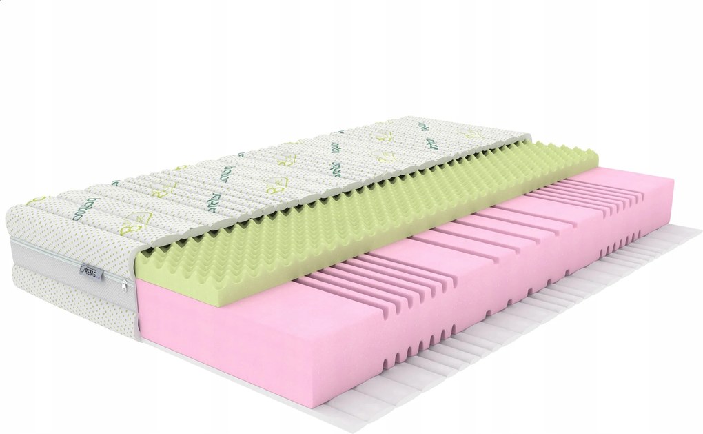 Matrac 80x200 25cm HR40kg/m3+Memory7cm Vital H4 Premium Komfort 10ÉV