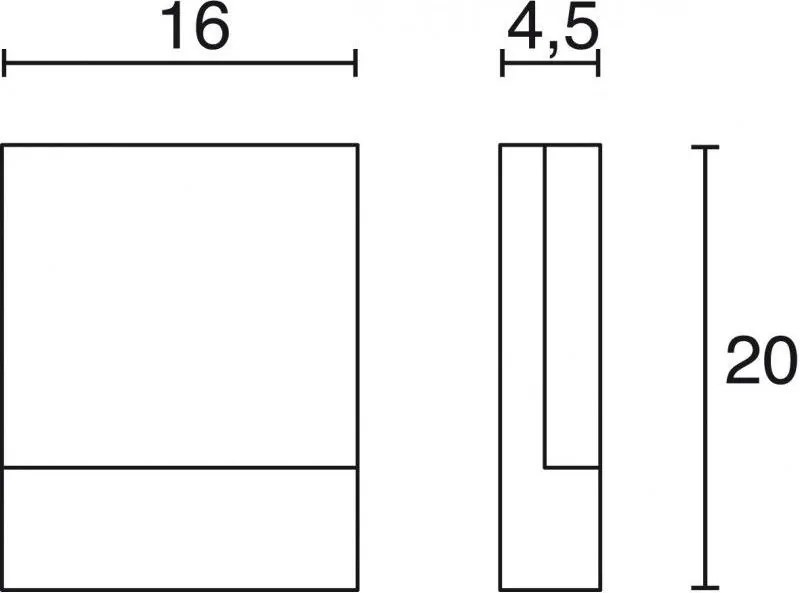 Novolux CENADI 536A-L0106A-04 Süllyesztett mennyezeti lámpa 1x6W/LED 647LM IP54