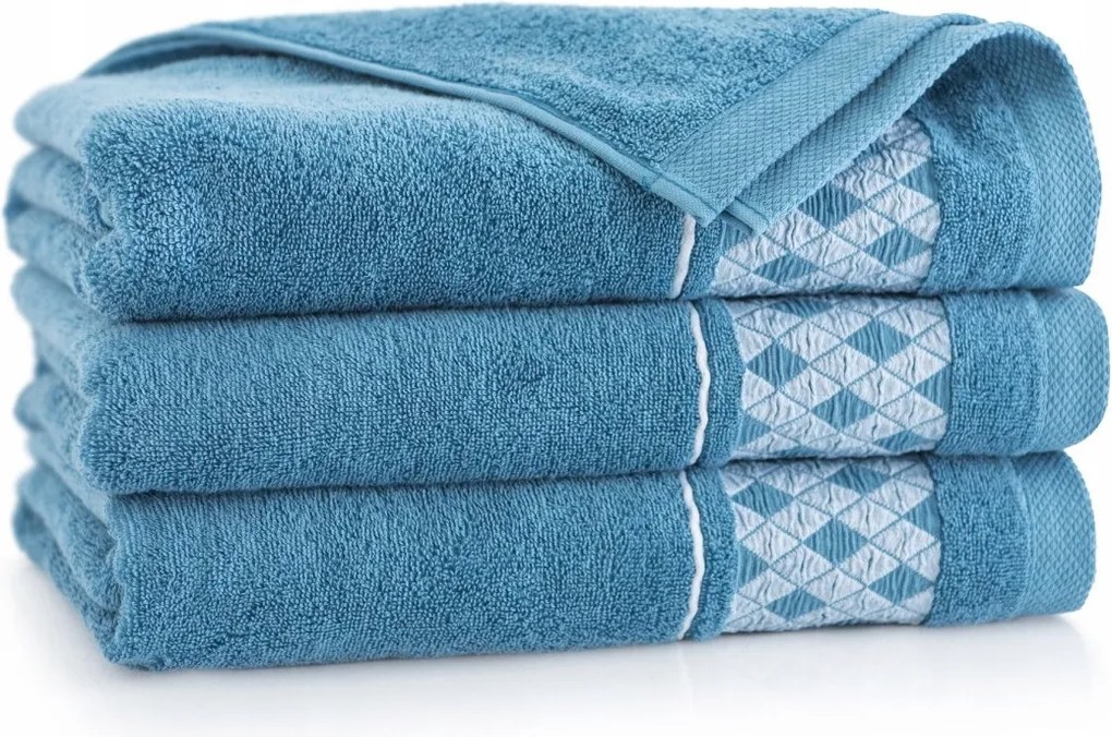 Törölköző 30X50 Fürdőlepedő Oscar Ab Kék