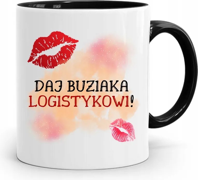 Logisztikai Bögre Fekete Születésnapi Ajándék fényképes nyomtatással