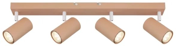 Globo 57911-4P - spotlámpa ROBBY 4xGU10/35W/230V narancs